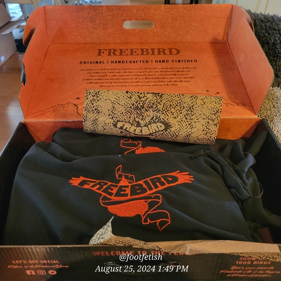 FREEBIRD Risky Boots Wheat Strap Buckle Leather Distressed Handmade Designer #5 - Picture 15 of 17